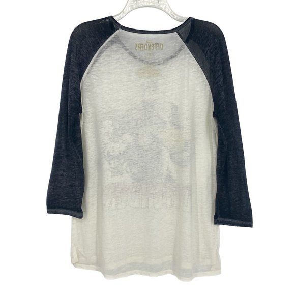 MARVEL NETFLIX The Defenders Burnout Raglan Colorblock 3/4 Sleeve Shirt Size L - Picture 7 of 14